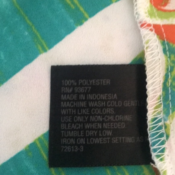 Worthington multicolor sleeveless blouse, size M - Picture 4 of 4